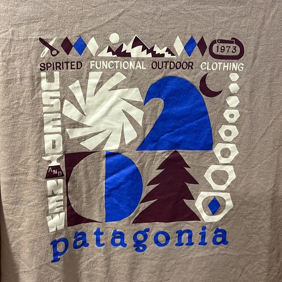 Patagonia Spirited Seasons Organic T-Shirt Grayling Brown men's XXL - Picture 6 of 8
